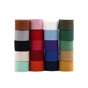 2cm/2.5cm/3.2cm/3.8cm/5cm 2 Inch Cotton Webbing Heavy Duty Bag handles, bag strap for Belts bag Upholstery Webbing