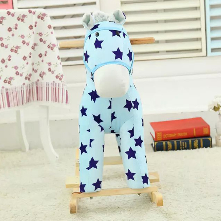 Wholesale 3 to 8 years old Ride on Animal Rocking Horse Toys for Kids Horses Riding Toys