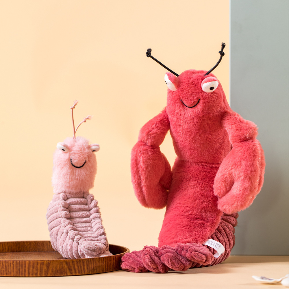 wholesale mantis shrimp plush toy cute lobster plush pillow shrimp stuffed crab lobster toys