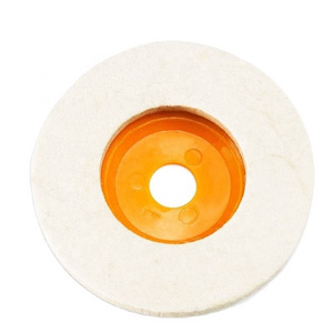 China Wholesale 100% Wool Felt 115mm Polishing Wheel Buffing Wheels Abrasive Tools