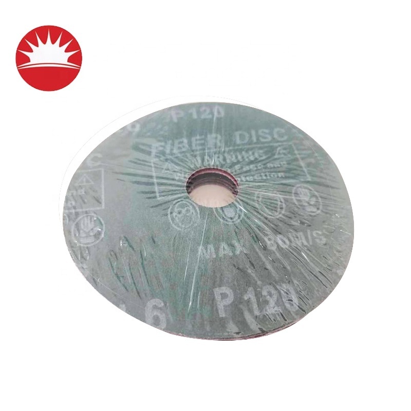 Strong Vulcanized Fiber Abrasive Disc Semi Flex Fiber Disc Stone Grinding Disc For Removing Thick Rust On Metals