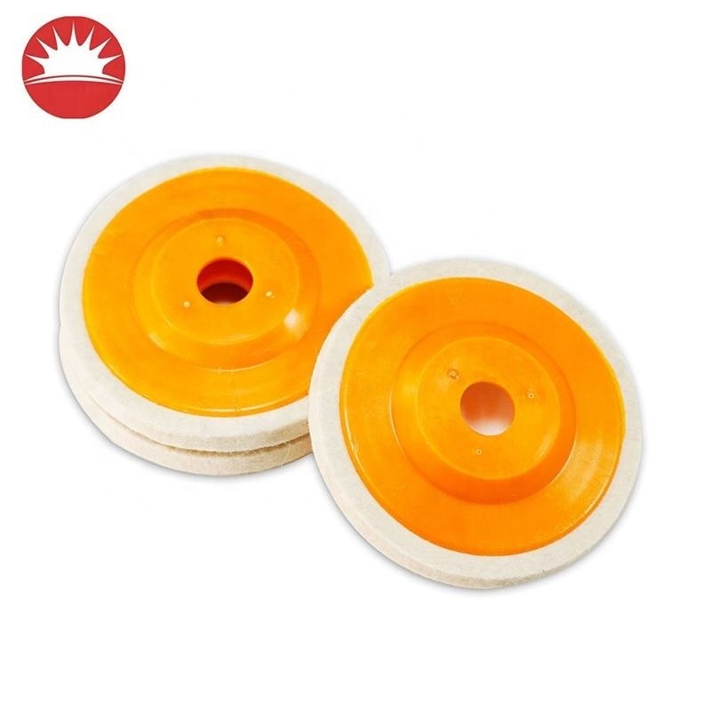 China Wholesale 100% Wool Felt 115mm Polishing Wheel Buffing Wheels Abrasive Tools