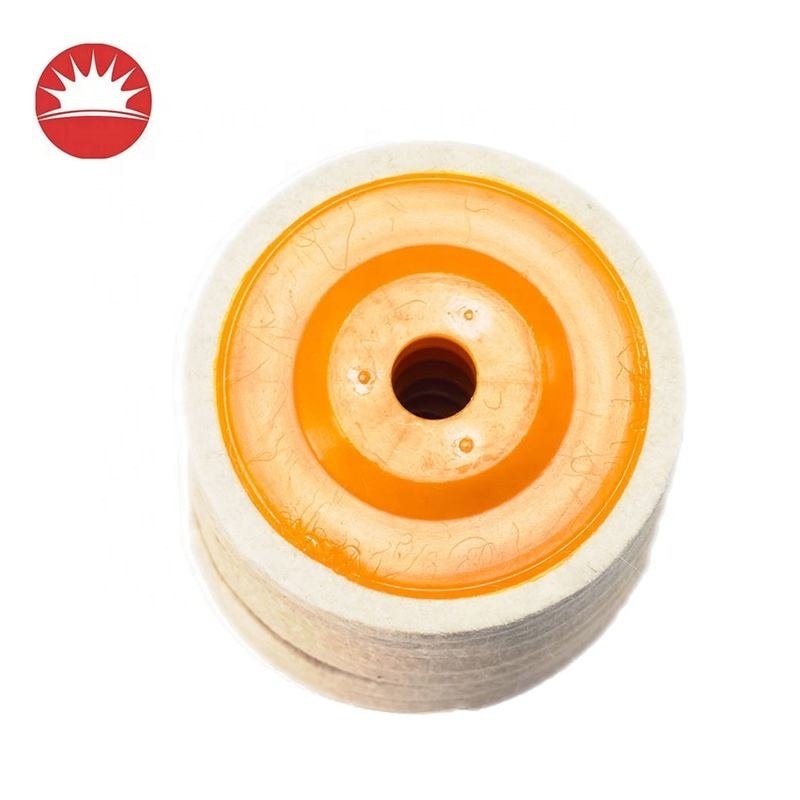 China Wholesale 100% Wool Felt 115mm Polishing Wheel Buffing Wheels Abrasive Tools