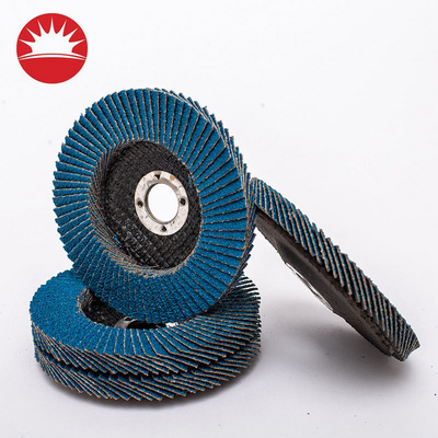 Abrasive Coated Tools Grinding Wheels Ceramic Grinding 40 Grit 115mm Zirconia Alumina Flap Disc For Stainless Steel