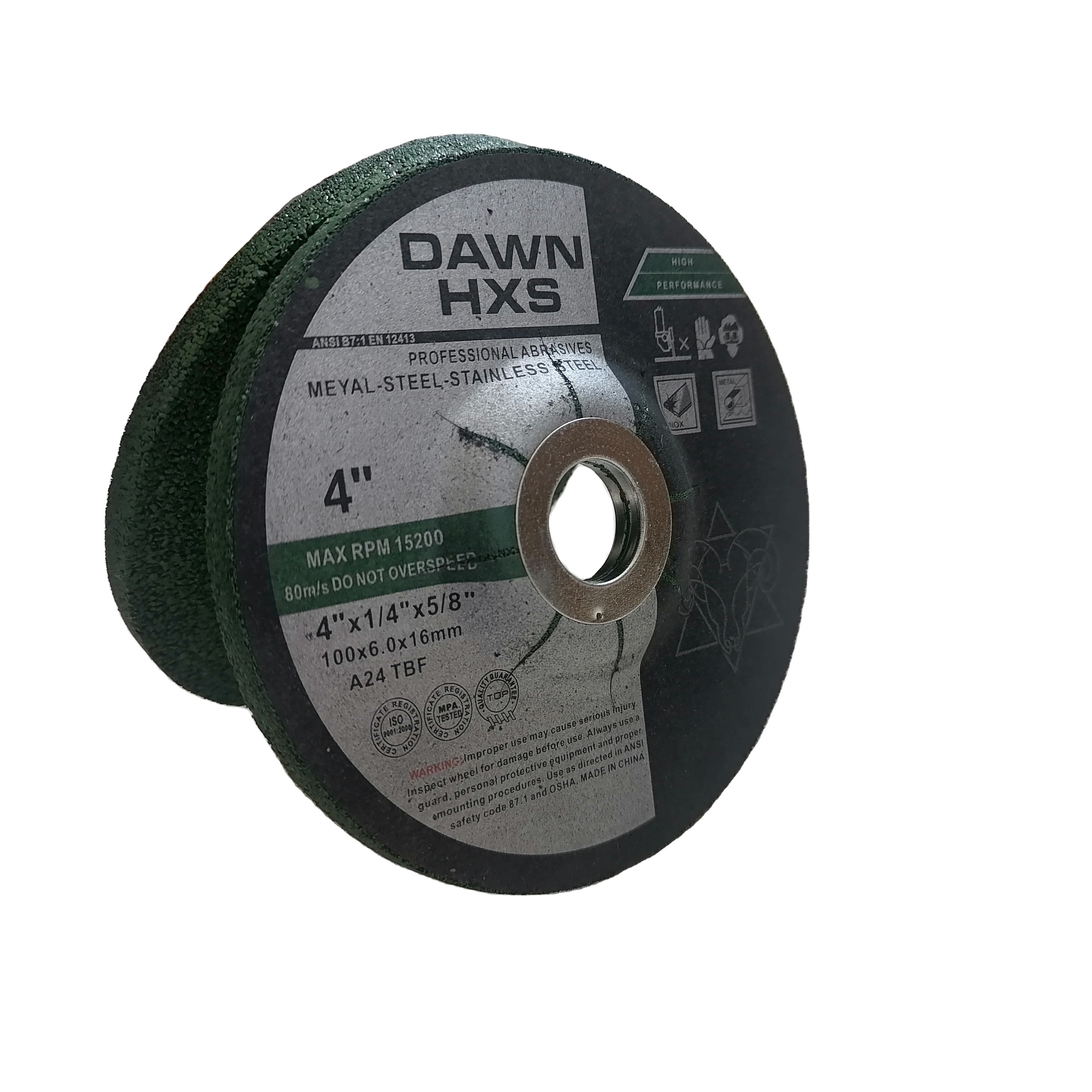 China Factory Wholesale 2 Nets Grinding Wheels 4inch 4 1/2 Inch 5inch Cutting Disc For Metal Stainless Steel And Carbon Steel