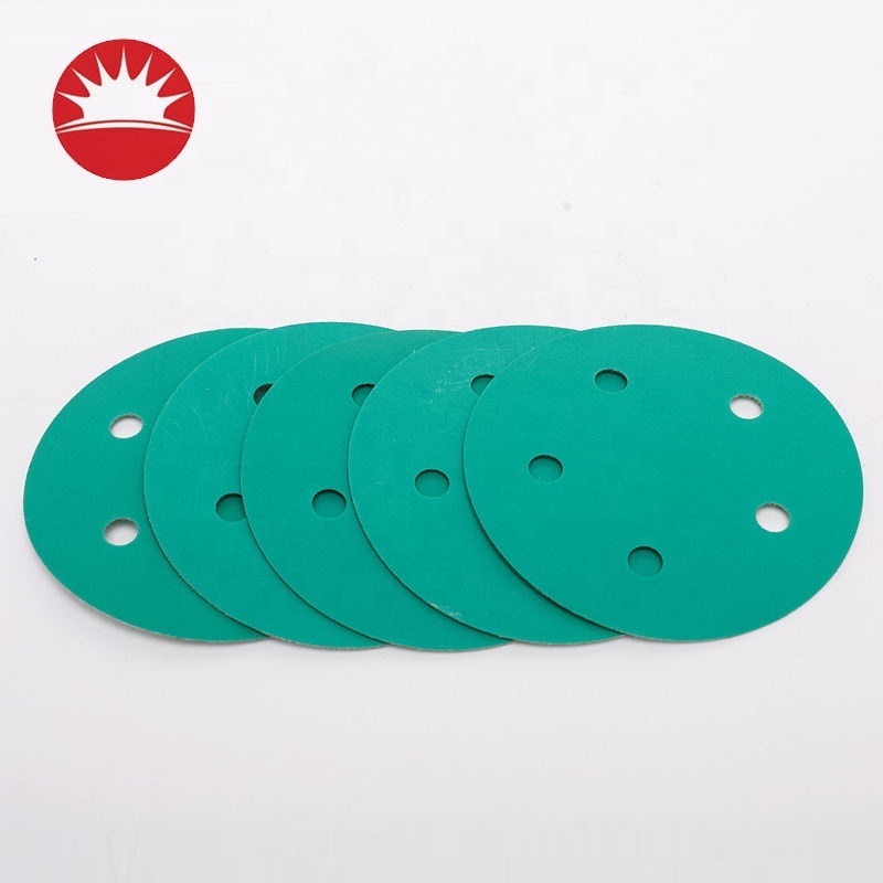 OEM ODM P40-P2000 125mm 5 Holes Abrasive Discs 150mm Hook And Loop Sanding Disc Sandpaper Sander Round Sand Paper