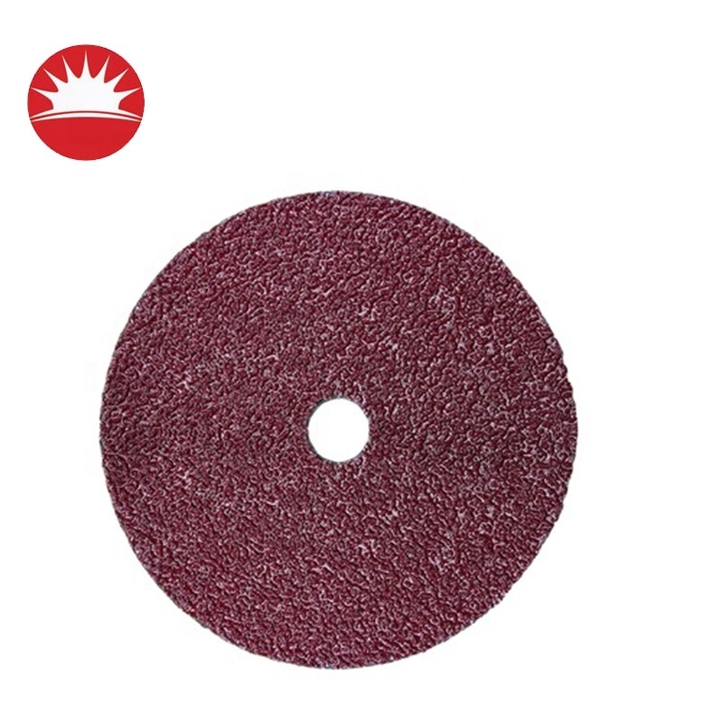 Strong Vulcanized Fiber Abrasive Disc Semi Flex Fiber Disc Stone Grinding Disc For Removing Thick Rust On Metals