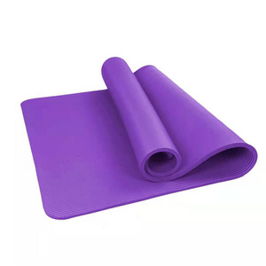 Brand Foldable De Custom Logo Non Slip Eco Friendly Light Design Material 15mm Thick NBR Purple Yoga Mat