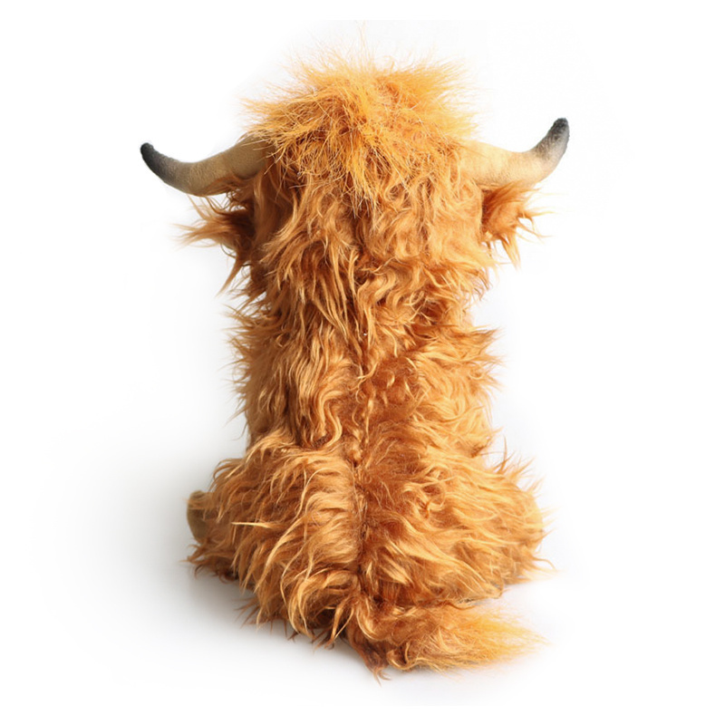 Creative Plush Animal Toy Cute Yak Doll Lifelike Plush Toys Yak