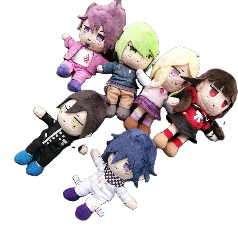 Anime Danganronpa V3 Dangan Ronpa Oma Kokichi Komaeda Nagito DIY Handmade Material Plush Keychain Stuffed Doll Limited Gift