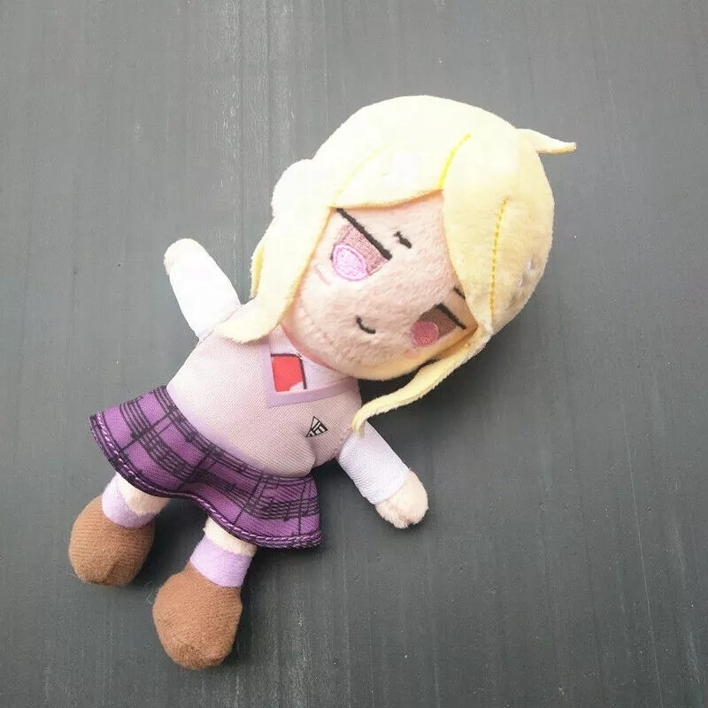 Anime Danganronpa V3 Dangan Ronpa Oma Kokichi Komaeda Nagito DIY Handmade Material Plush Keychain Stuffed Doll Limited Gift