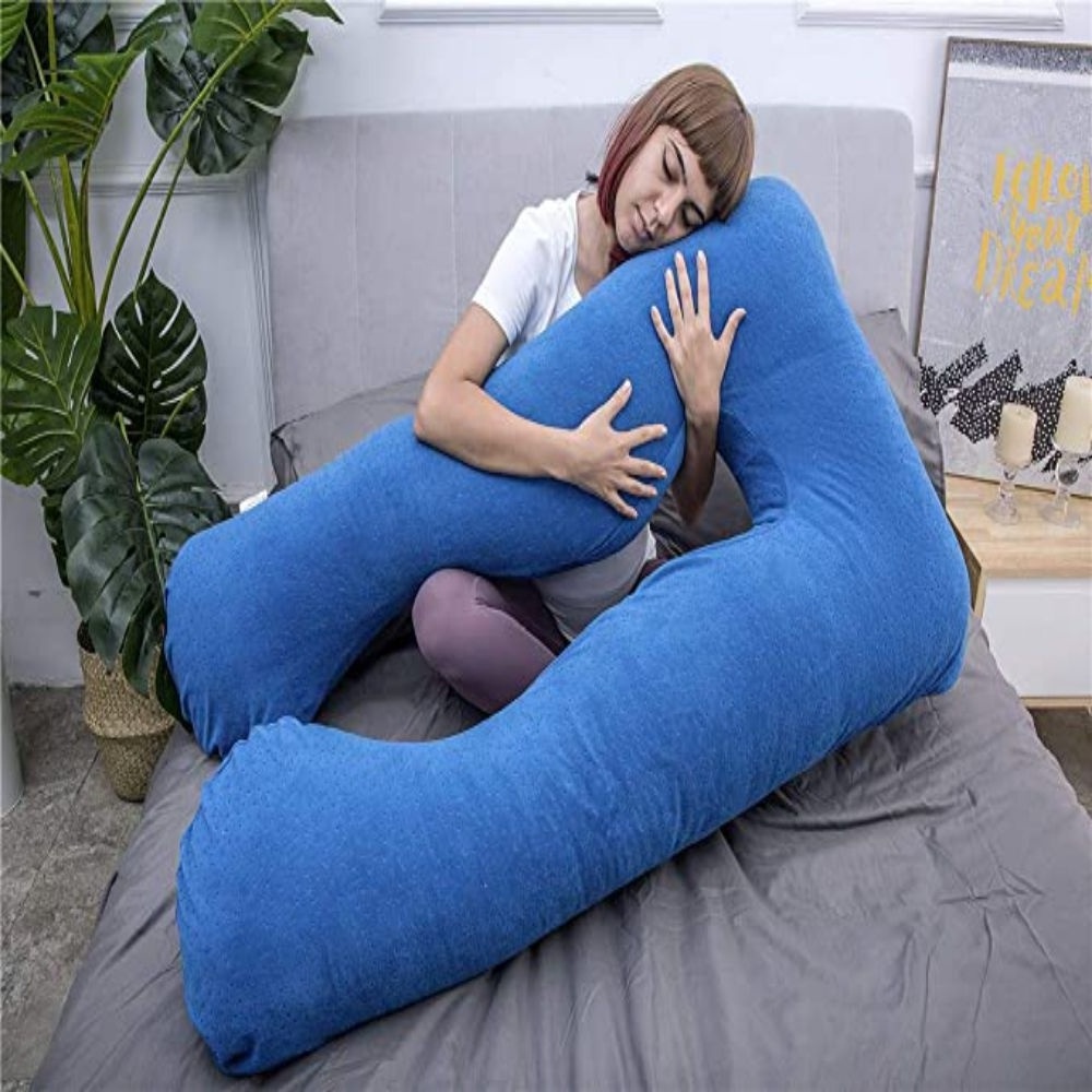 high quality comfortable memory foam u-shape pregnancy maternity pillow