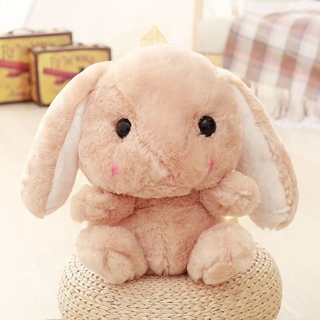 LOLITA Plush Rabbit Long Ear Bunny Bag Plushie Doll Plush Toys Children Backpack for Girls Kids