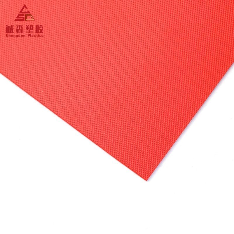 Wholesale Custom Made Extruded Acrylic / Tpu Capped Abs Red Plastic Sheet