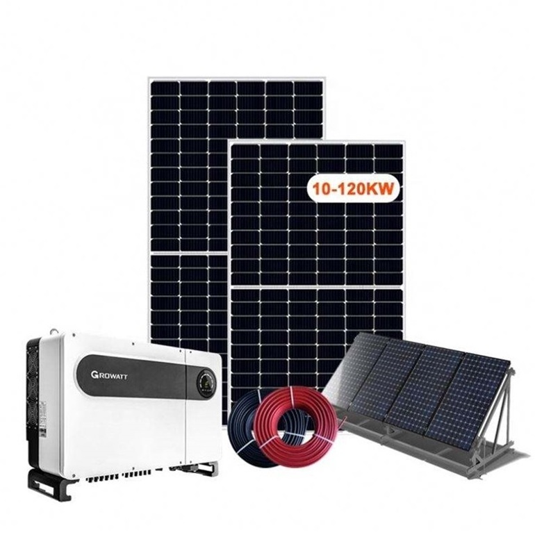 Hybrid Grid Kit Solar System 5k Micro Inversor Solar Ap Water Cooling Systems Hms