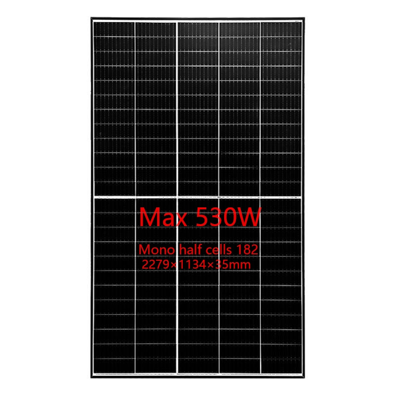 Half Cell PV Module Mono Solar Panel Hot Sell Black 450W 550W 600W 700W 10BB 12BB 560W PV 182 Mm Big Size Solar Power System CY