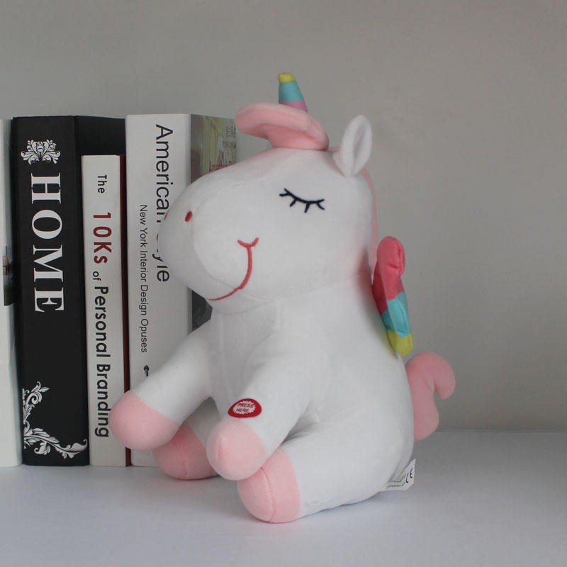 OEM Plush Toy Night Light Unicorn Plush With LED Light Glow in the Night Stuffed Animal Toy Unicorn