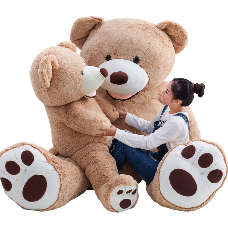 Manufacturer OEM Customize Big Giant Teddy Bear Plush Skin Unstuffed Animal Skins