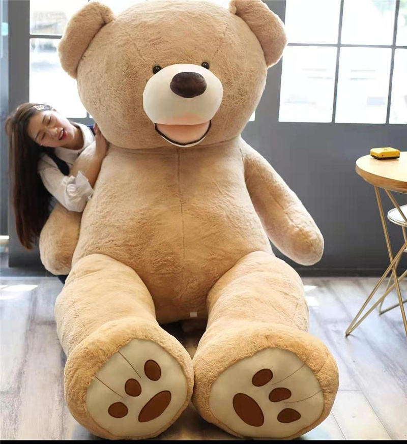 Manufacturer OEM Customize Big Giant Teddy Bear Plush Skin Unstuffed Animal Skins