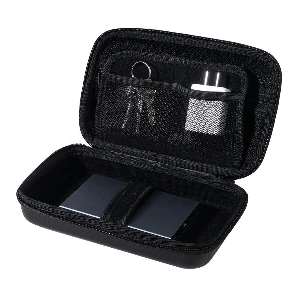 Protective small hard case eva pu leather tool kit box