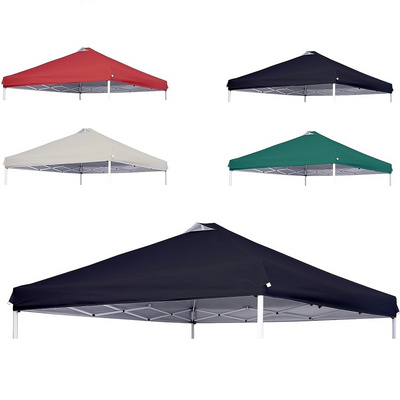 Black Replacement Top with Air Vent for 10x10 Canopy Frame Canopy Cover ONLY