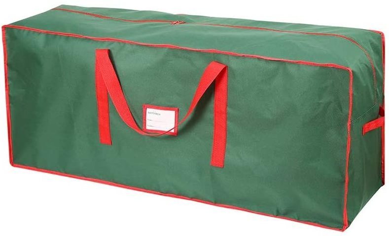 600D Oxford Xmas Large Container Durable Zipper Waterproof Christmas Tree Storage Bag