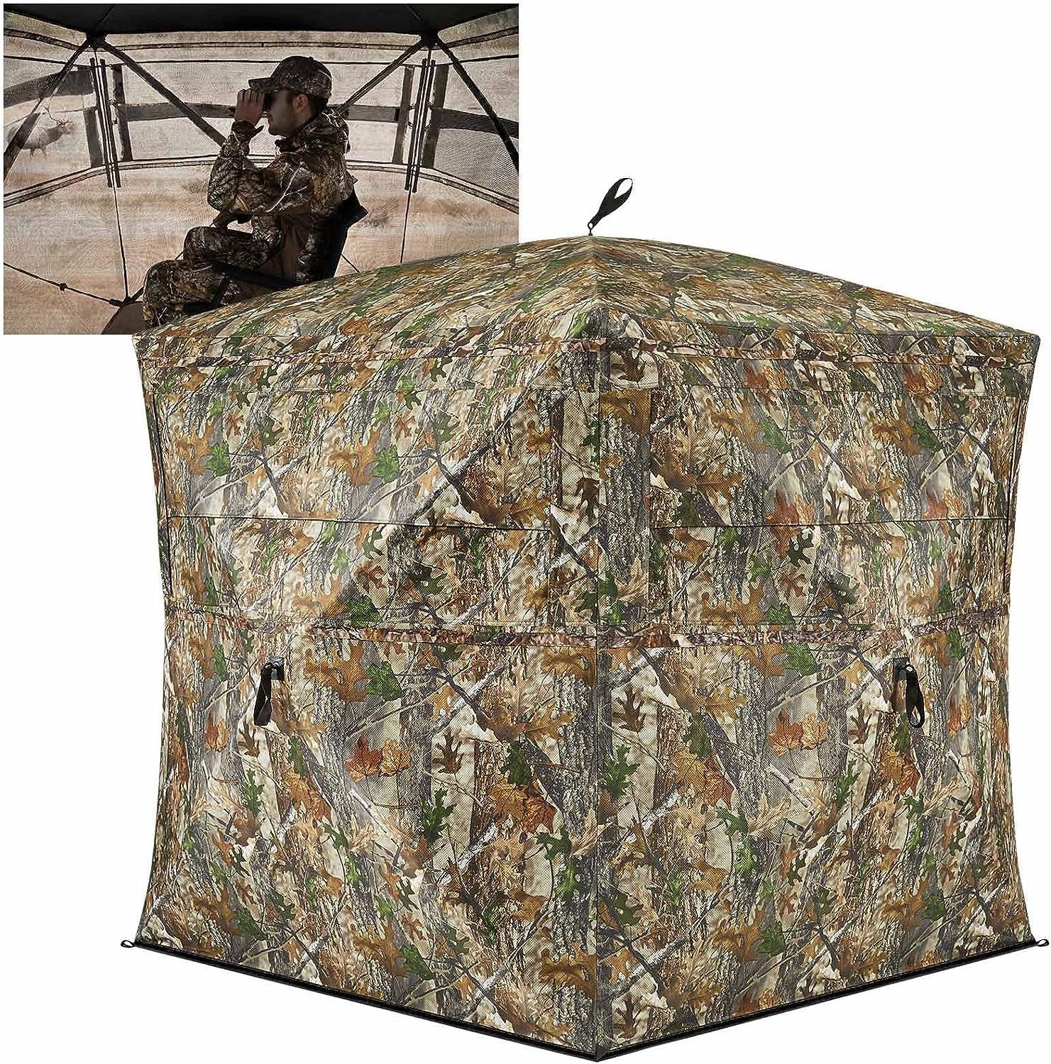 Hunting Gear Hunting Accessories Blind Pop Up Hunting Tent 58x58x66in