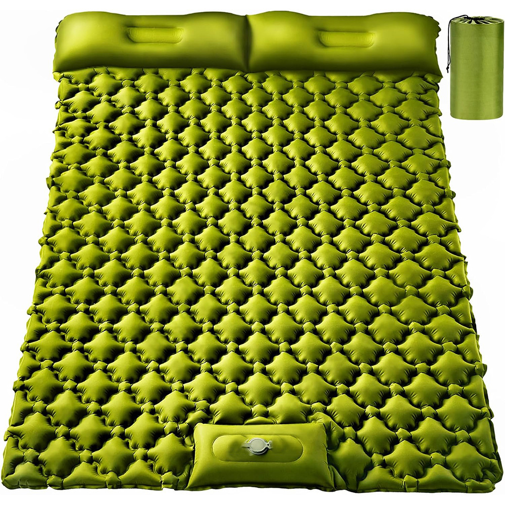 Double Sleeping Pad, Ultralight Inflatable Sleeping Pad for Camping