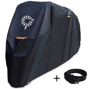 Customized Heavy Duty Waterproof Motorcycle Cover Pattern 210T Oxford Dust-proof Covers for Motorbike Outdoor