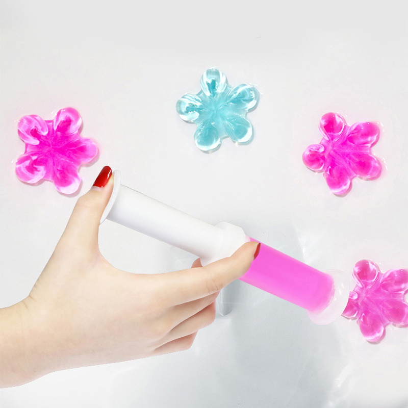 New Toilet Cleaning Gel 6 flower Small Flower Bathroom Deodorant Fragrance Toilet Toilet Cleaner Deodorant