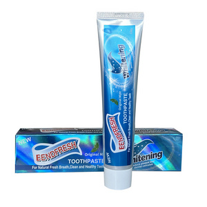 Free Sample Custom Logo Cheap Anti-Caries Teeth Whitening Fresh Breath Fluoride Mint Toothpaste