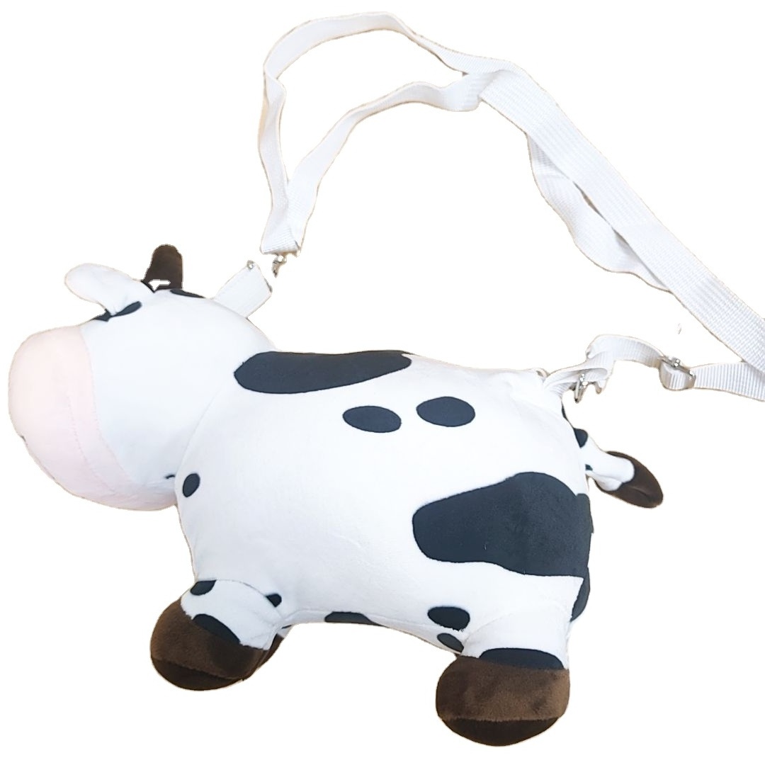 Super Soft Plush Stuffed Cow Toys Cute Cartoon Animal Dolls Child Kids Cow Plush