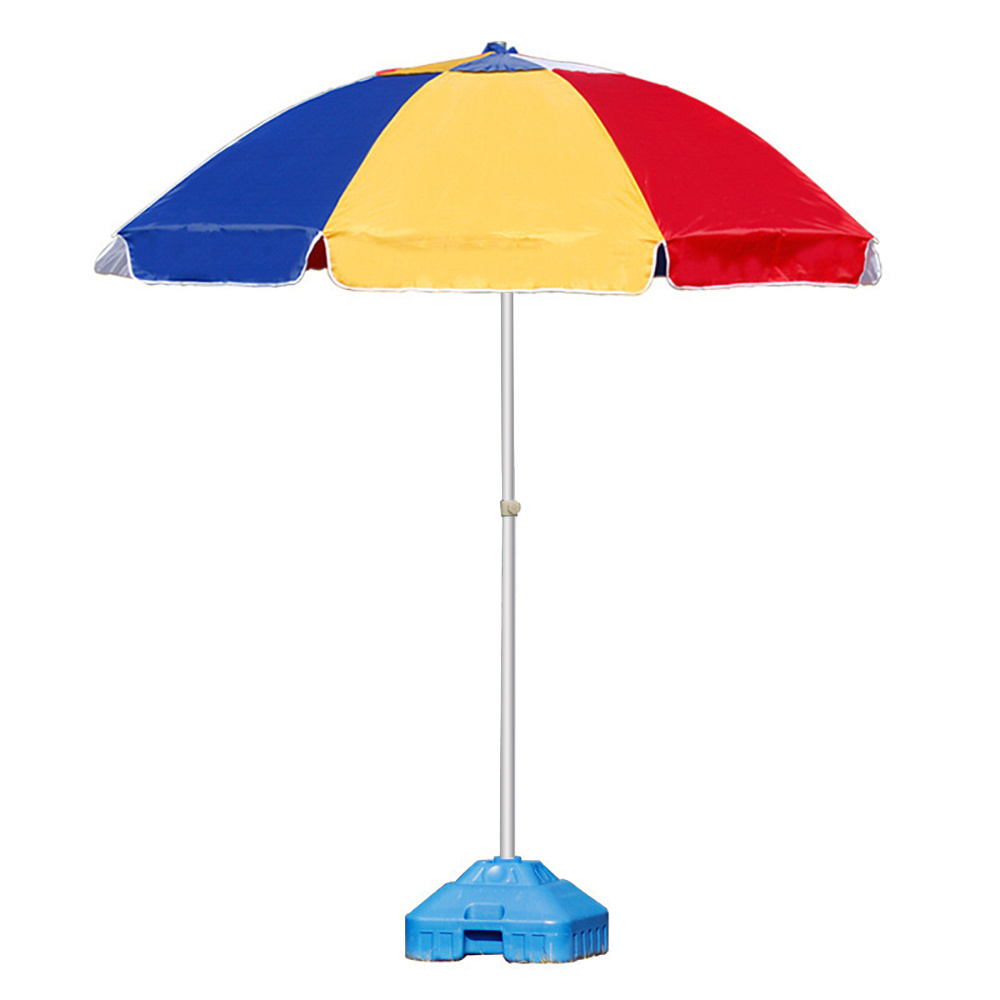 Sun Beach Umbrella Waterproof Steel Oxford Outdoor Furniture for Garden Custom Size Outdoor Promotional Advertising Summer 0.9m