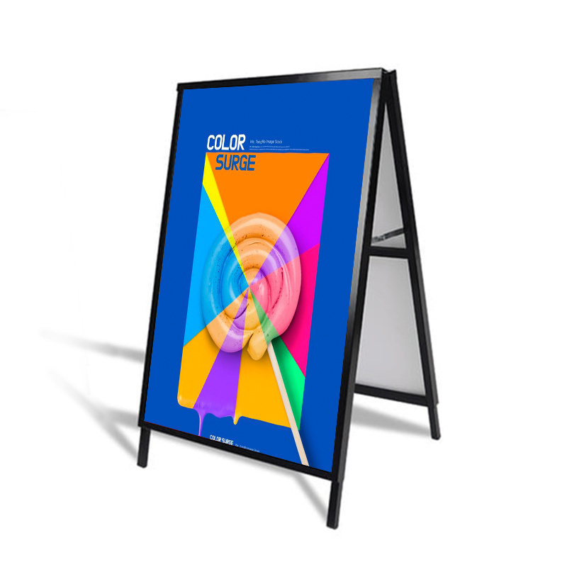 poster stand outdoor advertising outdoor standing board a frame sign pavement sign display double side poster stand