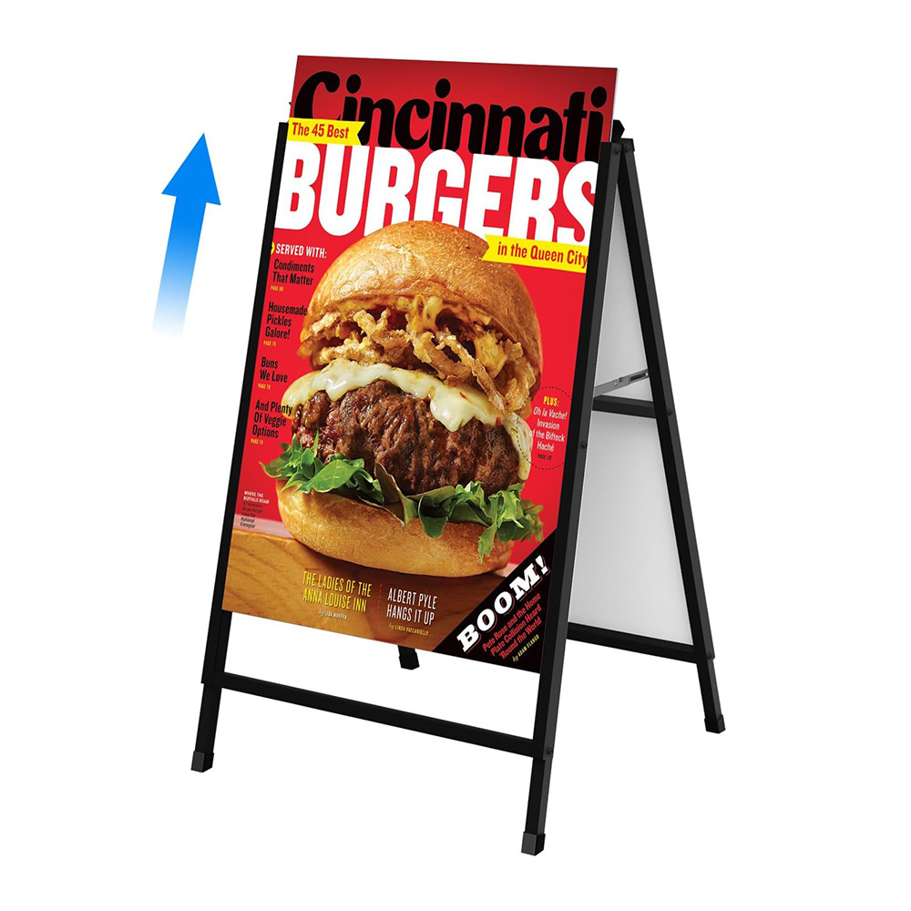 Manufacturers wholesale a frame sign outdoor customized pavement signs a frame sidewalk sign advertising boards poster stands