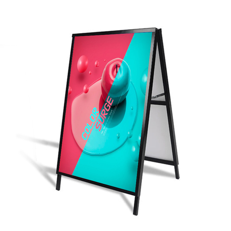 poster stand outdoor advertising outdoor standing board a frame sign pavement sign display double side poster stand