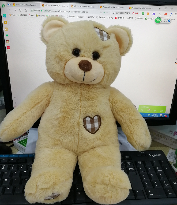 Wholesale teddy bear soft toys with voice recording repeats what you say stuffed animal toys