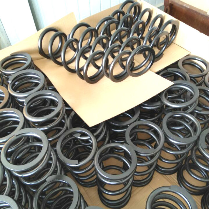 Compression spring Carbon steel electrophoresis custom black helical compression spring