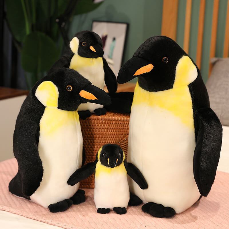 Custom Logo Penguin Personalized Soft Baby Kid Gift Lifelike Realistic Mascot Plushies Doll Stuffed Animals Toys Penguin Plush