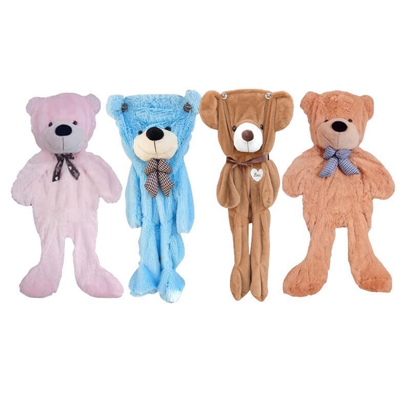 Teddy Bear Skin Wholesale Factory Plush Toys Stuffed Animals Custom Logo Soft Plushies Giant Big Huge Unstuffed Teddy Bear Skin