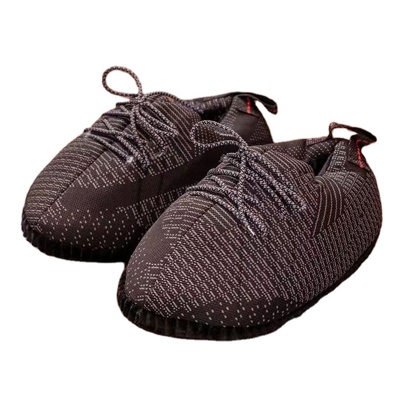 Slippers plush unisex kids sneaker warm Fuzzy Slippers Indoor Winter Home Sneaker slipper