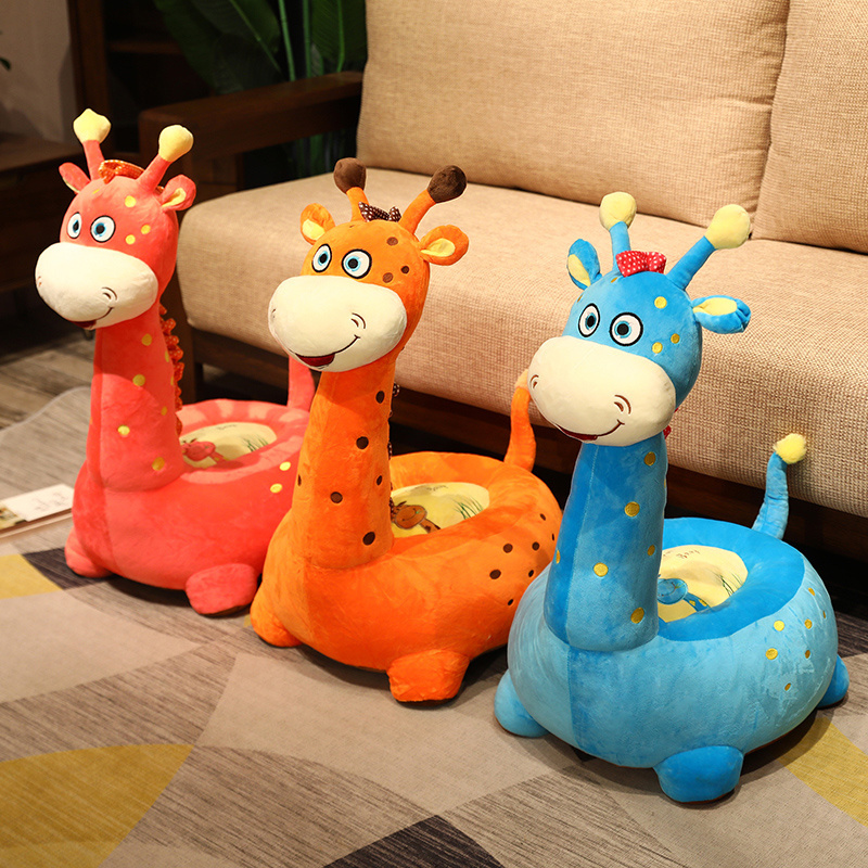 Hot Sale Cheap Chair Children  Plush Sofa Chair Giraffe Animal Plush Sofa