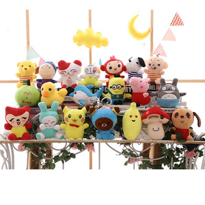 Factory Cheap Promotion Crane Machine Mix Plush Toys Stuffed Plush Toy Bag Vending Claw Machine Doll Animal Custom Unisex 0-10cm