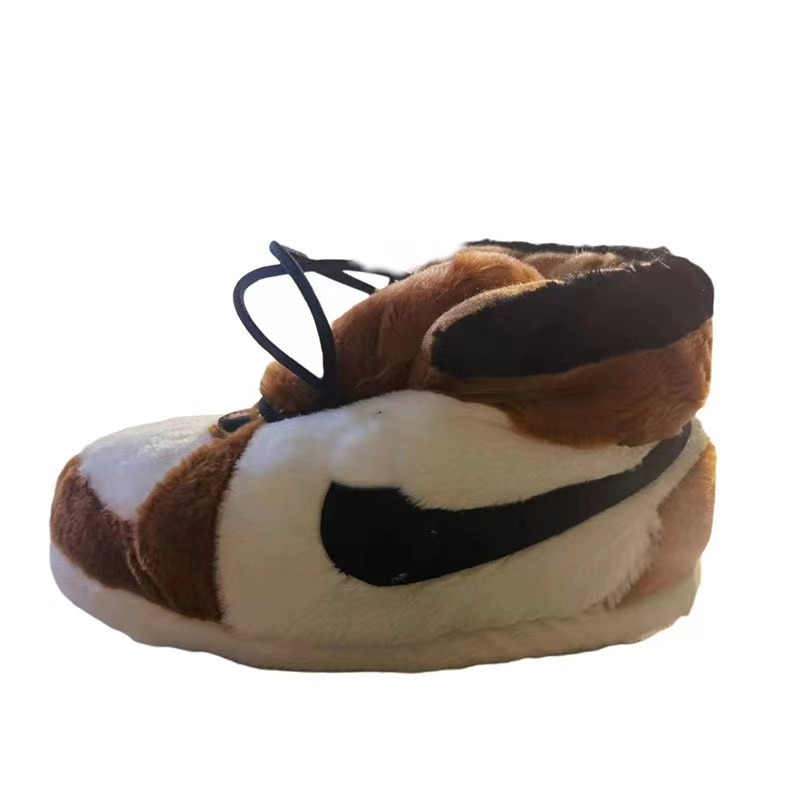 Hot sale indoor slippers winter boots casual sneaker plush fluffy home slippers cozy winter warm sneaker house shoes