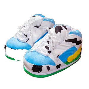 2024 cotton plush sneaker slippers winter one size fits all sneaker slippers sport slipper