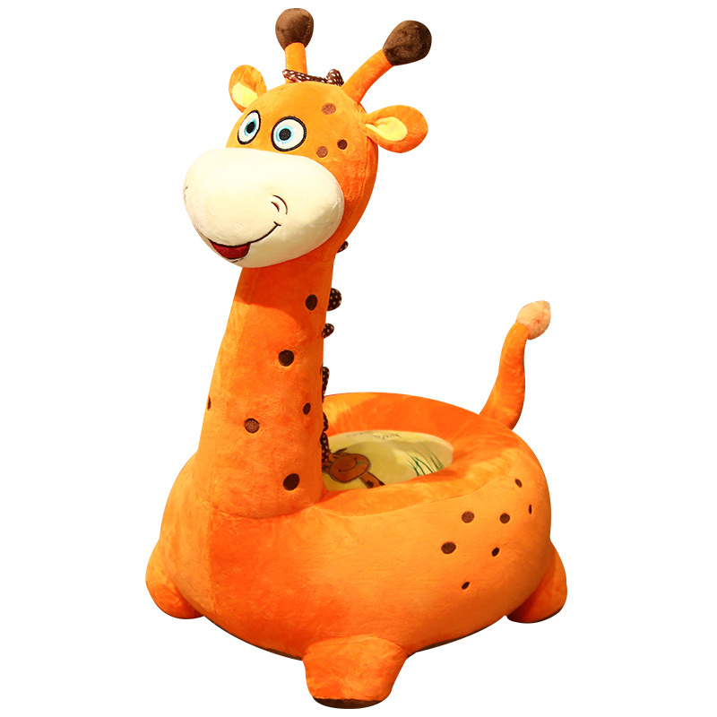 Hot Sale Cheap Chair Children  Plush Sofa Chair Giraffe Animal Plush Sofa