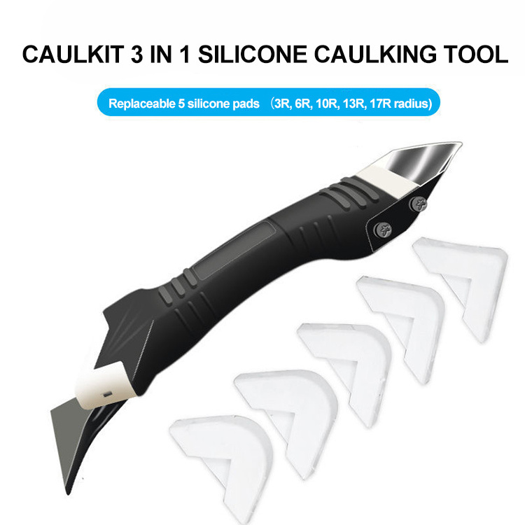 silicone sealant scraper glue caulk caulking finishing grout remover grout removal caulking tool 5 in 1 silicone grout removal