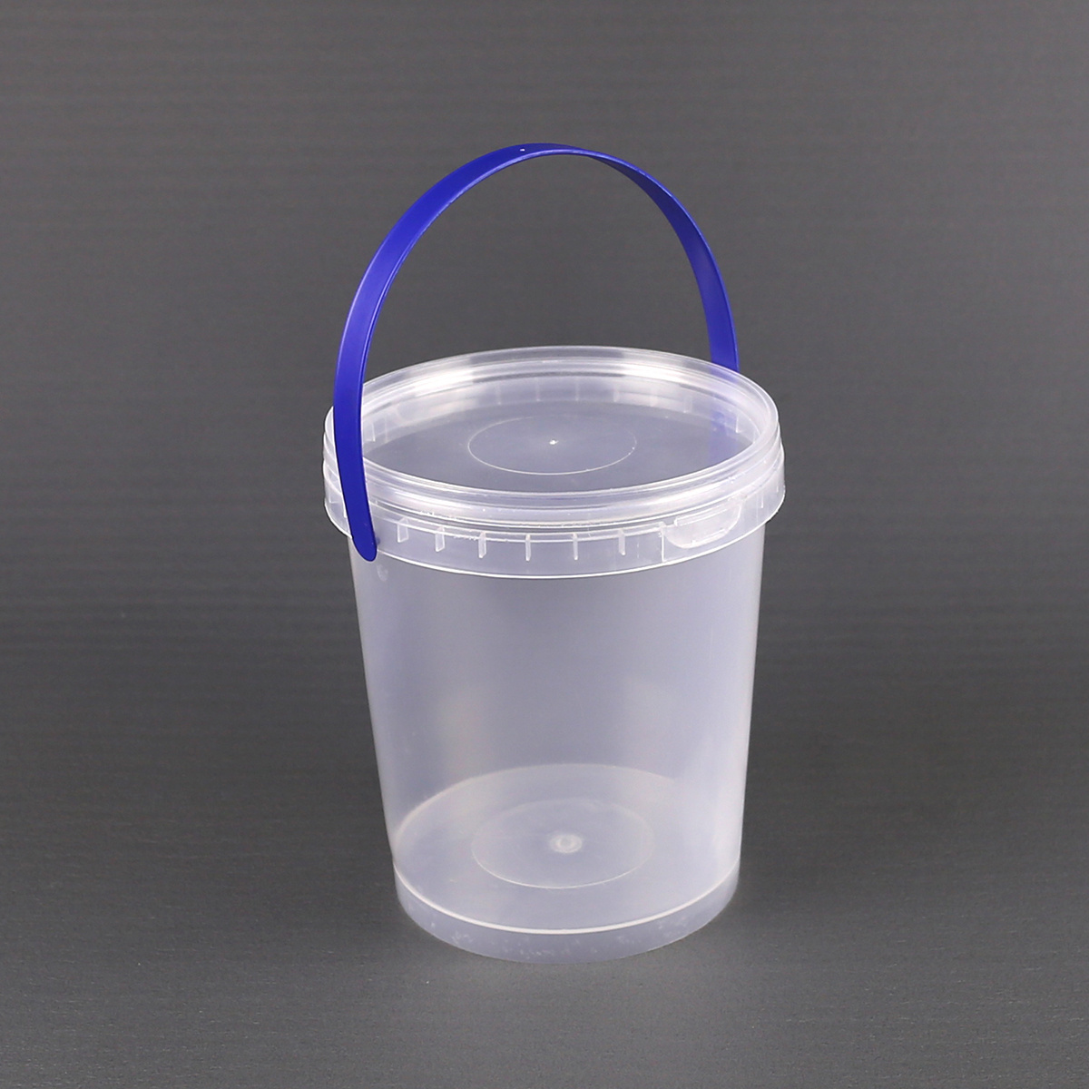 5 gallon plastic bucket Customized PP BPA Plastic Bucket white clear plastic ice cream Container bucket with lid with handle