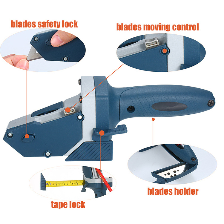 building materials smart tools Gypsum Board Cutter Cutting Tools DIY Multifunctional Woodworking Drawing Line Compasses Knife