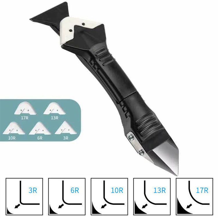 silicone sealant scraper glue caulk caulking finishing grout remover grout removal caulking tool 5 in 1 silicone grout removal